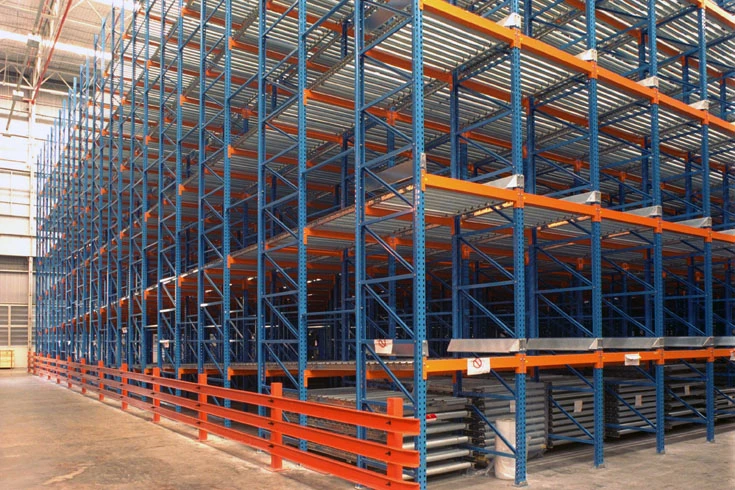 Heavy Duty Custom Industrial Rolling Shelves Stainless Steel Shelf Carton Flow Rack for Warehouse